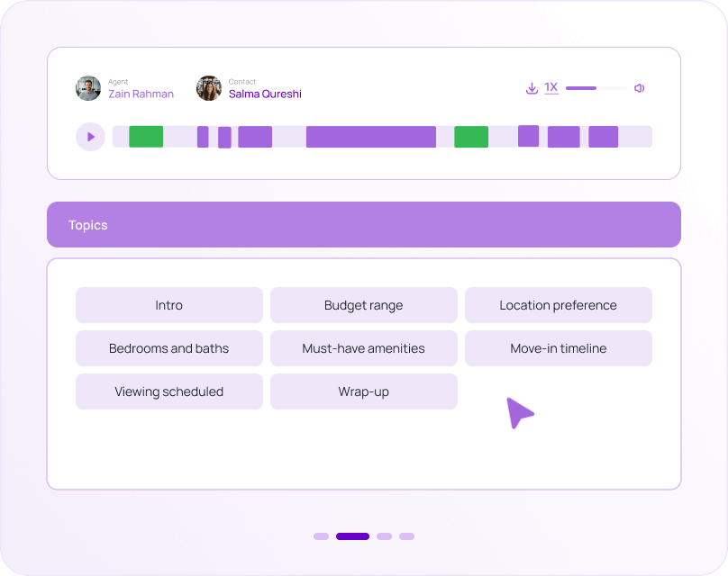 Topic identification.
