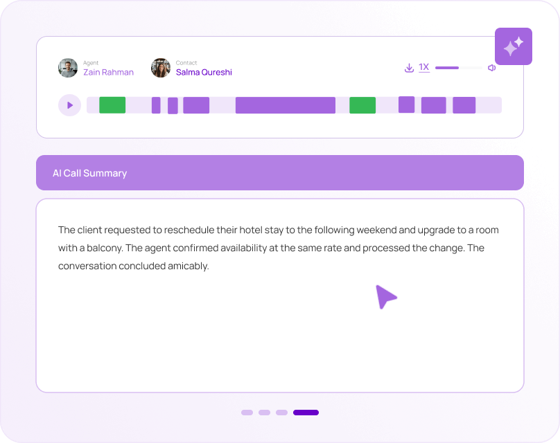 Smart call summaries.