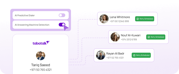 Talk to people, not voicemails.